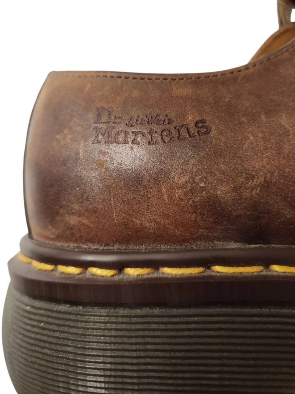 Vintage Y2K Dr Doc Martens 8434/51 Leather Chunky Oxford Mens US 5 UK 4 England
